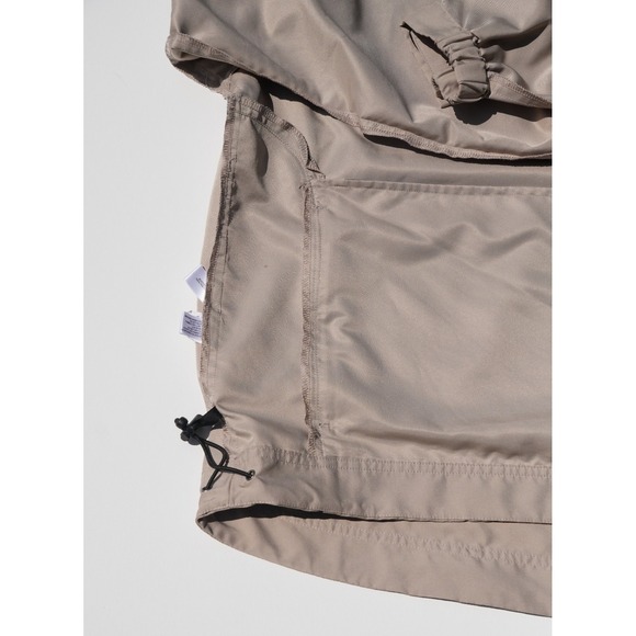 Cutter & Buck Men's Golf Windbreaker Pullover Beige Tan V-Neck Jacket Size L - Picture 7 of 11